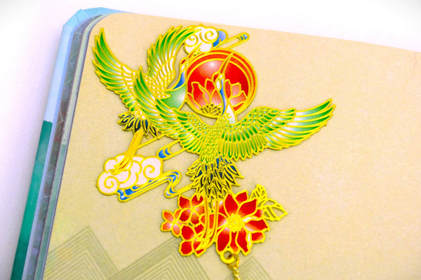 Emerald Wings | Golden Bookmark