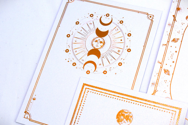 Bright Night | Cards & Sticker Collage