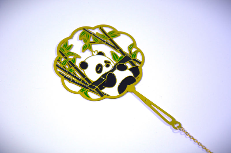 Bamboo Panda | Golden Bookmark
