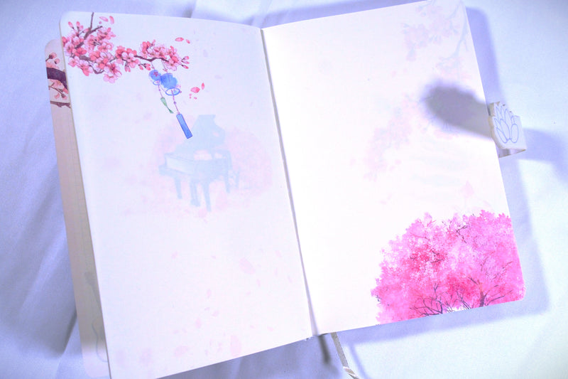 Sketchbook: Pink Japanese Lotus Flower Notebook for Drawing